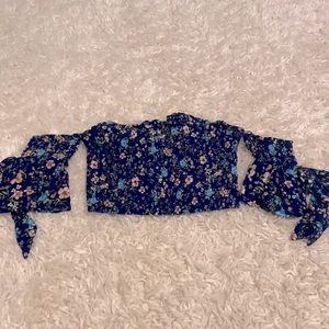 Floral crop top